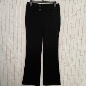 Joe Benbasset Y2K Black Pinstripe Flare Trousers size 9